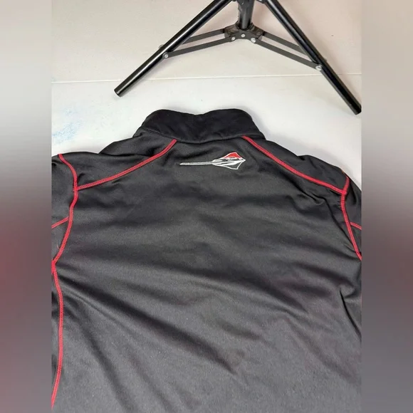 MEN'S C8 CORVETTE STRETCH HALF ZIP PULLOVER Sz M - Picture 4 of 10